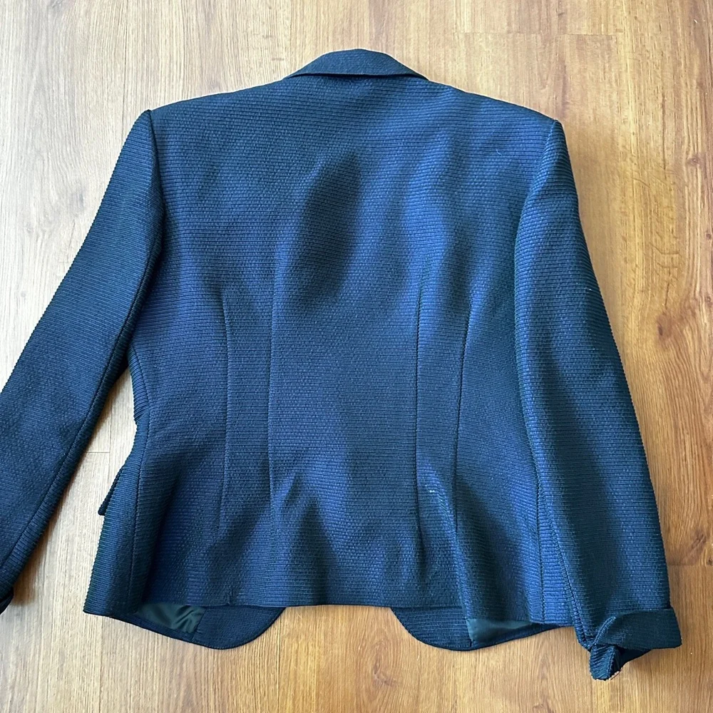Vintage Christian Dior Iridescent Blue Blazer - Picture 11 of 14